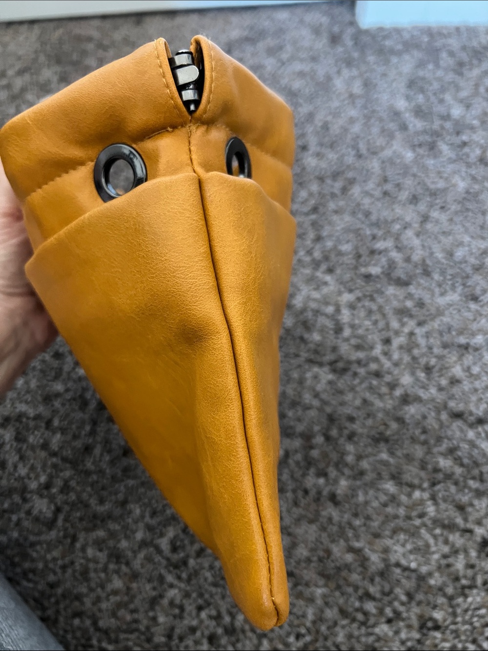 Circus by Sam Edelman Mustard Yellow Fold-Over Clutch - Picture 6 of 10
